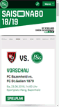 Mobile Screenshot of fcsg.ch
